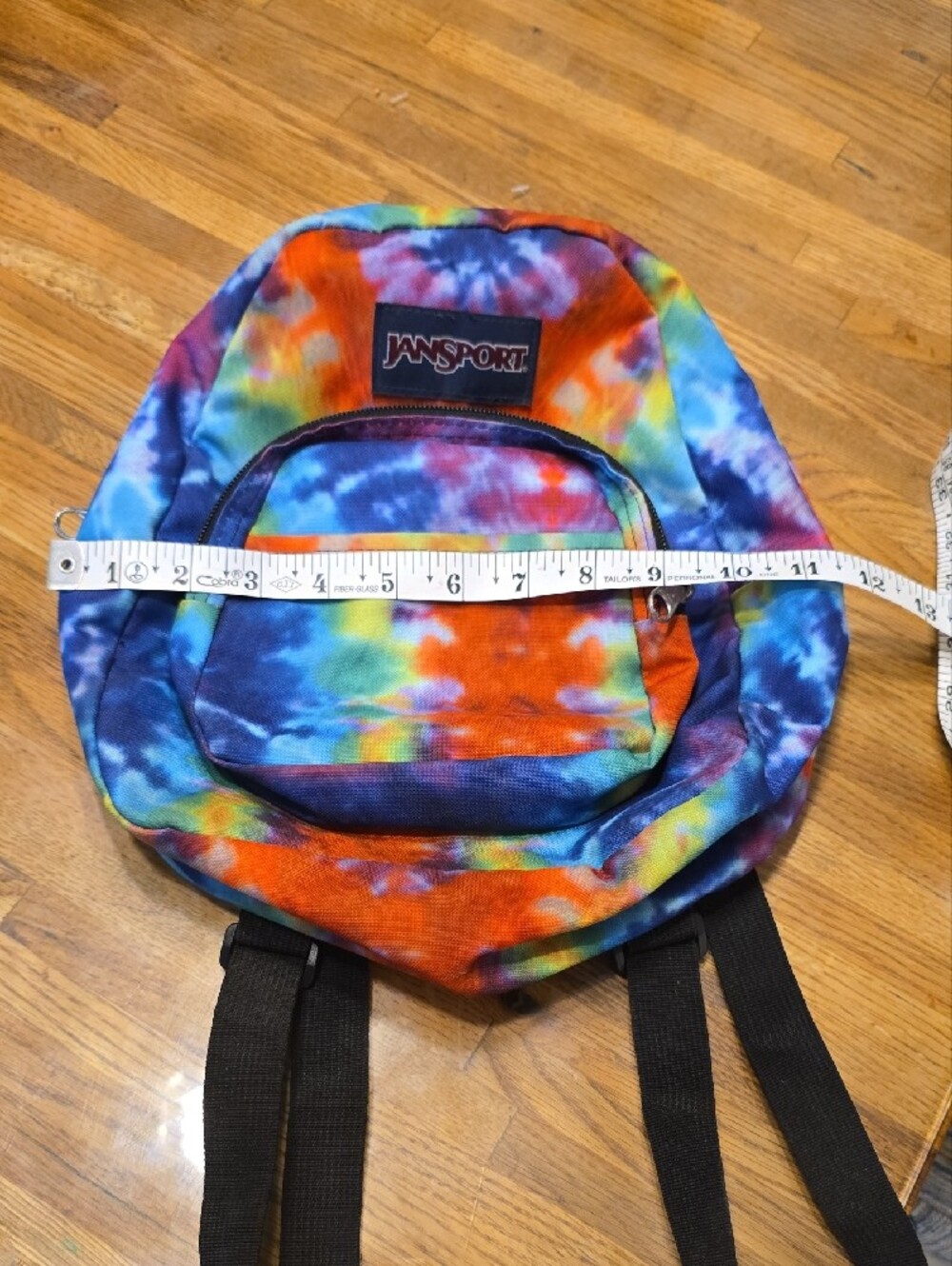 Jansport Tie-Dye Mini Backpack - Blue, Orange, Green, Purple - Picture 6 of 6